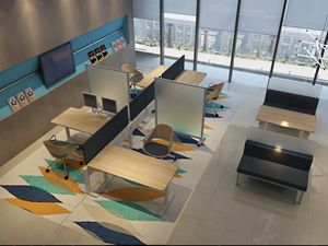 OMNI Portable Wall Divider and Office Diving Wall Modular Furniture <strong>Partition</strong> for Flexible and Reconfigurable Workspace Layouts - Product Image 4