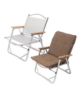 Chaise pliante Kermit en aluminium pour pique-nique et camping en plein air, chaise de plage légère en bois Kermit - Product Image 6