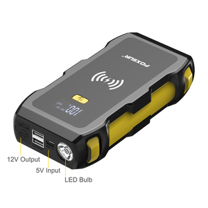 Démarreur de batterie de voiture portable 12V multifonction avec batterie externe et lampe de poche pour un démarrage rapide du véhicule - Product Image 5