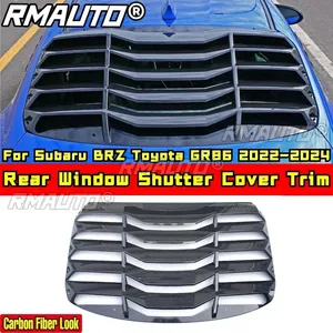 BRZ GR86 Rear <b>Window</b> Louver Shutter <b>Cover</b> Matte Black DC Style for Subaru BRZ Toyota GR86 2022-2024 Car Accessories - Product Image 2