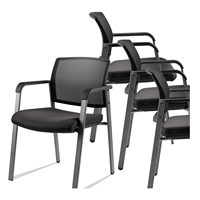 Chaises de salle de conférence, chaises de bureau pour visiteurs, chaises rembourrées avec accoudoirs