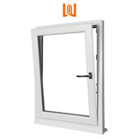 Venta caliente tolva ventanas abiertas vinilo PVC ventana energéticamente eficiente ventanas de vidrio tamaños estándar inclinación y giro ventana