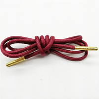 Lacets de chaussures imperméables en cuir pour bottes de travail Lacets cirés Lacets de chaussures cirés pour chaussures en cuir
