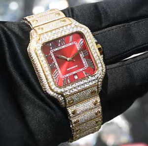 นาฬิกาข้อมือแฟชั่นผู้ชาย สลักโลโก้ได้ ประดับเพชรแบบ Iced Out สไตล์ฮิปฮอป เพชร VVS สี D น้ำหนัก 4.64 กะรัต นาฬิกาอัตโนมัติ ประดับเพชรโมอิสซาไนต์ - Product Image 3