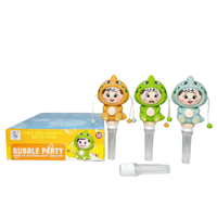 Bâton à bulles bébé hochets dessin animé vague tambour jouets Musical Shaker visage changeant jouets éducatifs hochet tambour bulle baguette