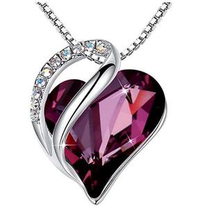 Collana all'ingrosso del cuore di amore del diamante di cristallo della pietra preziosa di 12 mesi all'ingrosso <span class=keywords><strong>per</strong></span> il <span class=keywords><strong>regalo</strong></span> della <span class=keywords><strong>figlia</strong></span> delle ragazze della moglie - Product Image 2