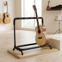 Wholesale 5 Head Guitar Rack Heavy Duty Floor Holder for Band Rehearsal Studio Stage Performance Multi Instrument