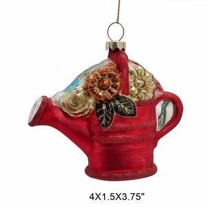 Set di Attrezzi da Giardinaggio in Vetro Soffiato a Mano di Alta Qualità, Ornamenti Natalizi in Vetro, Pistola ad <span class=keywords><strong>Acqua</strong></span>, Annaffiatoio, Grembiule - Product Image 5