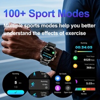 SENBONO Nuevo Reloj Inteligente KT80 para Hombre con Pantalla Grande HD de 1.46'', Batería Grande de 515 mAh, Larga Duración en Espera, para Marcar y Contestar Llamadas, Deportivo para Hombre