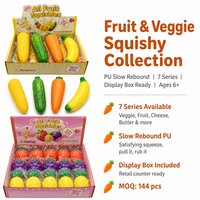 Southpeak Speelgoed Eten Squishy 7 Serie Langzaam Stijgende Fidget Toy Knijp Speelgoed Stress Verlichting Display Box Squishy Fabriek OEM Groothandel