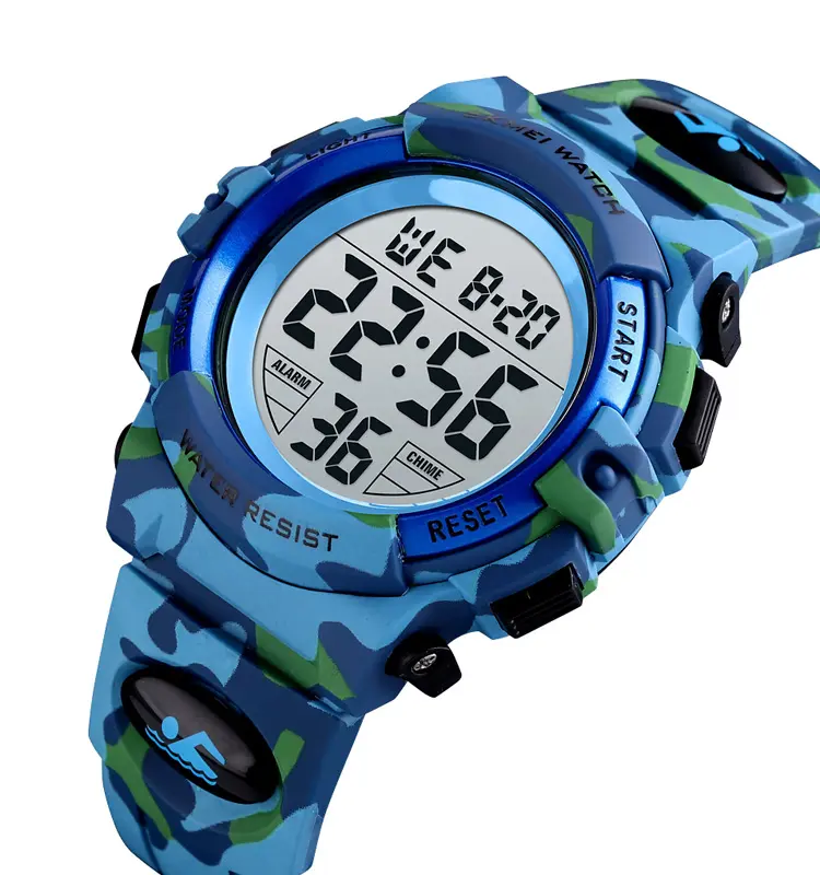 Skmei 1548 camo watches fashion sport digital wristwatch kids watch