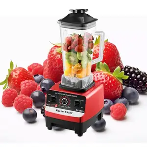 Blender 6, Portabel mata pisau 4500W perak harga puncak kaca Harga Murah kompetitif/