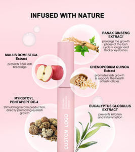 שמן, סרום נטול שומן טבעי 2 ב 1 תזונה קרטין 1-במשך 8 שבועות לשמור על הגבות מבולגן וריסים ישרים - Product Image 3