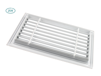 Grille de retour d'air carrée en aluminium de haute qualité, flexible, économe en énergie et décorative pour systèmes CVC, idéale pour hôpitaux, gymnases et salles.