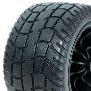 Roue en mousse Pu 7 pouces pneus en caoutchouc solide roues utilisées pour chariots ou outils voitures roue de brouette Anti-crevaison - Product Image 4