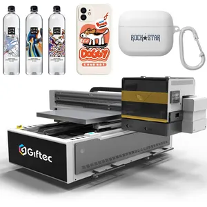 Fabriek Direct Instap Uv Led-Drukmachine A3 A4 Klein Formaat Uvdtf Sticker Printer Voor Pen Kaart Fles Pvc