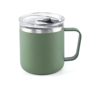 10oz Durable Vacuum <strong>Coffee</strong> Mug with Slider Lid 304 Stainless Steel Keep Ice <strong>Shaker</strong> Cold and Hot - Product Image 5