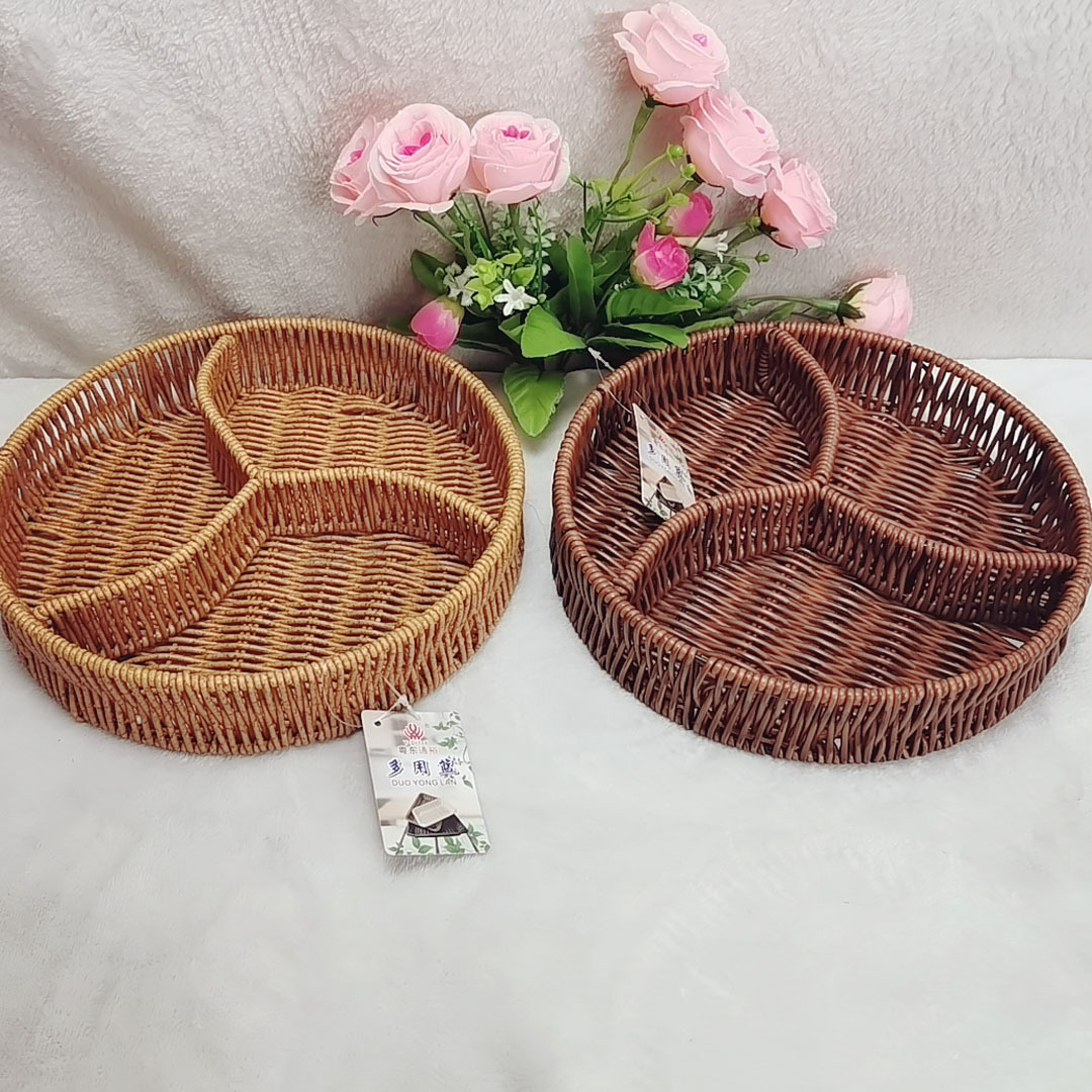 Three-compartment basket, small size 25*5