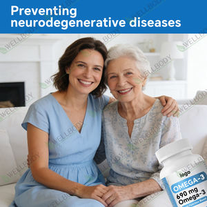 WELLBODY OEM Suppléments Halal <span class=keywords><strong>Huile</strong></span> de Poisson Végétalienne Oméga-3 6 9 500mg 1000mg Gélules Molles d'<span class=keywords><strong>Huile</strong></span> de Poisson Oméga 3 - Product Image 6