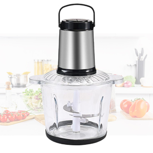 Hachoir à viande électrique haute vitesse 400W 3L, appareil de cuisine, lames à quatre feuilles, hachoir alimentaire - Product Image 4