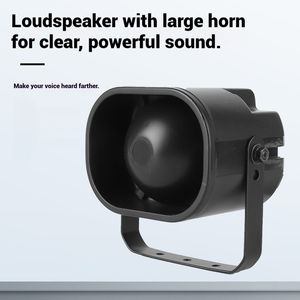 Sirena de ambulancia electrónica superfuerte personalizada de 12V-24V con cable a algunos coches, altavoz de bocina ABS para sistemas de alarma - Product Image 2