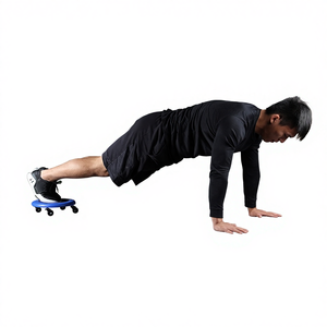 Rouleau d'entraînement abdominal Rising Fitness en ABS plaqué PVC <span class=keywords><strong>pour</strong></span> la maison et la salle de sport – Idéal <span class=keywords><strong>pour</strong></span> les exercices de renforcement du tronc et des abdominaux - Product Image 4