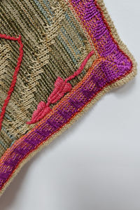 Ethnic Style Casual Colorful Knitted <b>Cardigan</b> Boho Open-Front <b>Coat</b> with Breathable & Anti-Wrinkle Features - Product Image 3