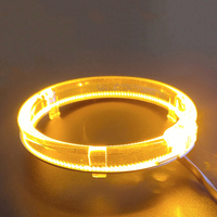 Feux Angel Eyes bicolores, Angel Eyes en coton, Angel Eyes LED, halo LED, anneau LED avec clignotant jaune