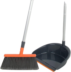 VIPaoclean Professional plastic set hotel service Windproof Dustpan and Broom set