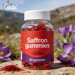 Gummies au Safran avec Ashwagandha, GABA, Vitamines B6, B12, D3 pour Soutenir l'Énergie, l'Humeur, l'Équilibre, la Santé Immunitaire et la Fonction du Système Nerveux - Product Image 2