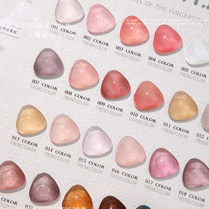 Ailanuo ชุดกาวทาเล็บ24สี15มล. กาวสีชมพูใสแบบ DIY ทันสมัยกาวทาเล็บ - Product Image 2