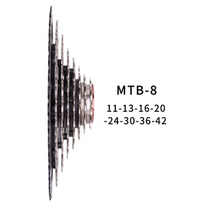 ZTTO MTB <span class=keywords><strong>8</strong></span> <span class=keywords><strong>velocidades</strong></span> bicicleta rueda libre 42T amplia relación cassette <span class=keywords><strong>piñones</strong></span> 11-42T piezas para bicicleta <span class=keywords><strong>de</strong></span> montaña - Product Image 3