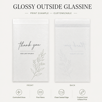 Bolsa de Embalaje para Ropa de Papel Glassine Brillante con Logotipo Personalizado, Programa de Embalaje para Ropa de Temporada, Pedidos al por Mayor y Personalizados