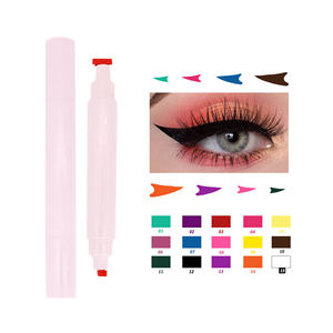 Eyeliner liquide <span class=keywords><strong>Eye</strong></span> <span class=keywords><strong>Liner</strong></span> <span class=keywords><strong>tatouage</strong></span> Eyeliner timbre marque privée maquillage double extrémité noir - Product Image 1