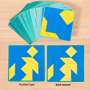 Xách tay 3D Stereo Câu Đố khối xây dựng tự làm giáo dục không gian suy nghĩ Hội Đồng Quản trị trò chơi đồ chơi unisex trẻ em 'du lịch - Product Image 5