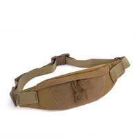 Riñonera Táctica Impermeable de Poliéster, Bolso Bandolera con Cierre para Unisex, para Senderismo, Correr, Camping y Viajes al Aire Libre