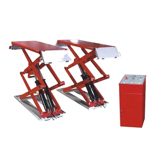 <span class=keywords><strong>Pont</strong></span> élévateur à ciseaux hydraulique à profil bas et à hauteur moyenne pour véhicules - Product Image 6