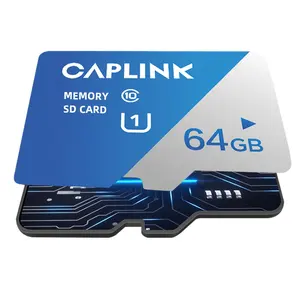 Kartu memori Caplink pabrik harga rendah, kartu memori 4GB 8GB 16GB 32GB 64GB 128GB Kelas 10 d untuk Anda