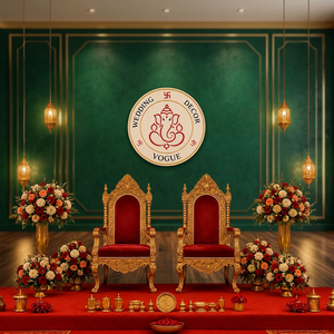 Premium Wedding Mandap Stage <b>Backdrop</b> Floral Canopy <b>Frame</b> For Elegant Ceremony Party Hall And Event Venue Decoration - Product Image 3