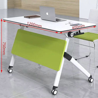 Bureau d'étude pliable multifonctionnel moderne en bois, style nouveau, pour l'école, le bureau, les meubles de bureau