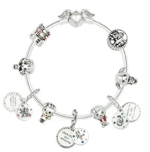 Charms firmati da donna bracciale rigido designer charms di lusso per bracciali