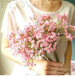 Flor de respiración Artificial para bebés, aspecto Real, Gypsophila, decoración para fiesta en casa y tienda, SZ0440 - Product Image 3