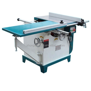 Scie à table pour le travail du bois MJ113, machine à couper le bois, scie à disque universelle inclinable à 45 degrés, table coulissante, scie circulaire à table coulissante - Product Image 1