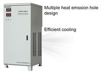 Precio de fábrica 3KVA OEM Estabilizador de voltaje automático 3va 220V/110V Control de servomotor AVR trifásico único