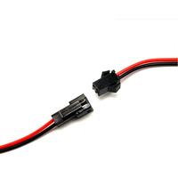 Adaptateur JST SM 22 AWG, mâle et femelle, 2.54 SM2P, câble électrique, adaptateur de cordon de lumière LED