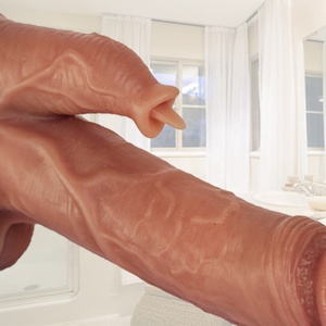 Fusée raton laveur Amazon réaliste langue léchant pénis artificiel poussée balançoire point G gode Anal vibrateur jouets sexuels pour femme - Product Image 3