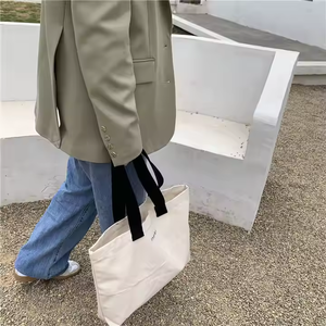 Petit sac à bandoulière étudiant tutorat sac à main fourre-tout sac en toile pour faire du shopping avec support d'épaule confortable - Product Image 6