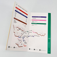 Service d'impression de brochures culinaires personnalisées, avec reliure agrafée, impression offset et pelliculage pour catalogues de centres commerciaux