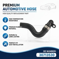 Tuyau de dérivation de liquide de refroidissement EPDM OE 30713530 Marque HUAPENG Neuf Garantie 1 an Compatible avec S60 S80 V70 XC60 XC70 XC90 Moteur 3.0T 3.2L