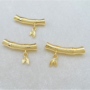 Connecteur en alliage pour bijoux, finition or mat, pour la fabrication de bracelets, accessoires de bijouterie DIY, coupe baguette conique - Product Image 3